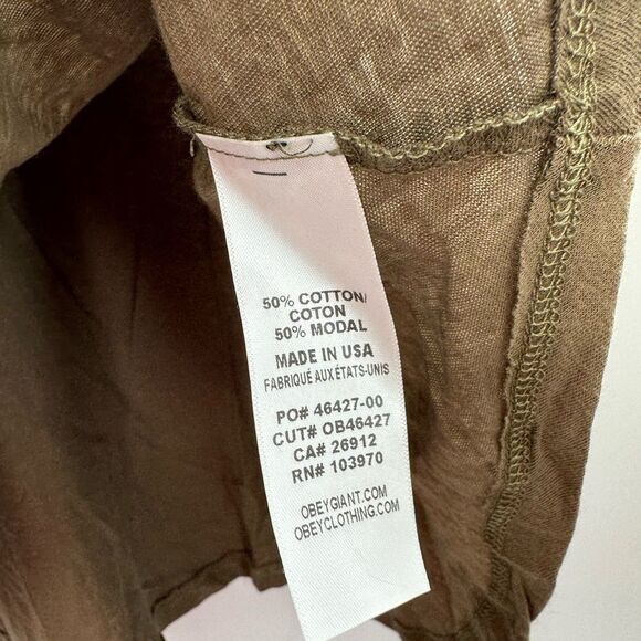 3For$20 Obay No89 Green Long-Sleeve Top Size Large - Picture 4 of 4